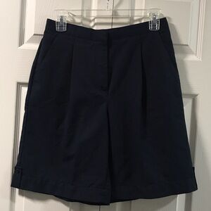 Liz Claiborne Navy Bermuda Golf Shorts